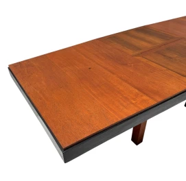 Art Deco Modernist Extending Dining Room Table by Toko v/d Pol Semarang, 1920s
